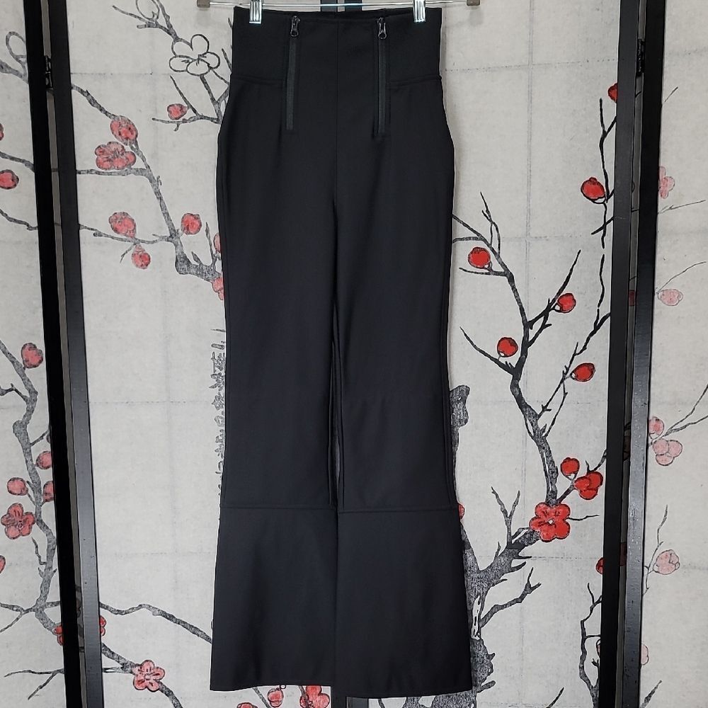 Poivre Blanc-logo Softshell Pants Black Size XS